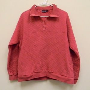 Vtg Pink Patagonia 12 Diamond Quilted Sweater